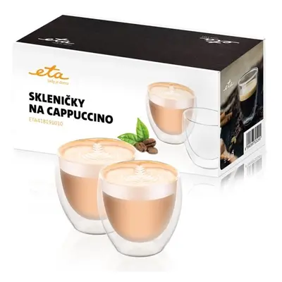 Skleničky na cappuccino ETA 4181 91010 / 2 x 250 ml / borosilikátové sklo Varianta: ivi0