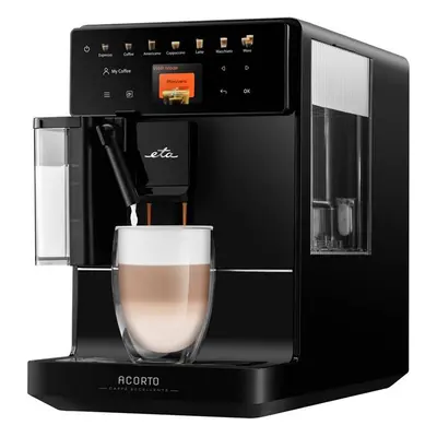 Automatický kávovar Espresso ETA Acorto 9180 90000 / 1400 W / 19 bar / černá Varianta: ivi2