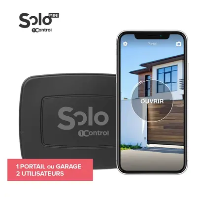 Solight Dálkový ovladač pro brány a garáže Solo 1Control SOLOmini / Bluetooth / černá Varianta: 