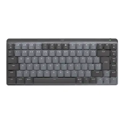 Bezdrátová klávesnice Logitech MX Mechanical Mini / 2,4 GHz / dosah 10 m / šedá Varianta: ivi1