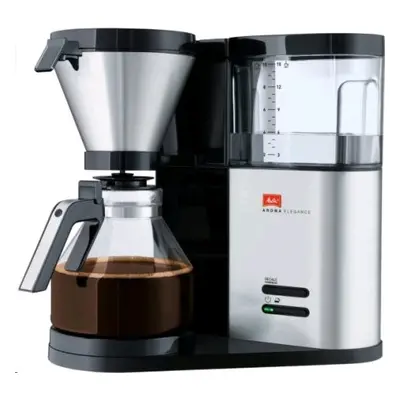 Překapávač Melitta Aroma Elegance 1012-01 / 1000 W / 10-15 šálků / nerez/černá Varianta: ivi1