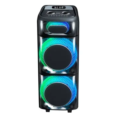 Přenosný party reproduktor BestBerg BBPS-2400 / Bluetooth / 2400 W / černá Varianta: ivi0