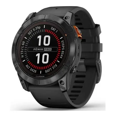 Chytré hodinky Garmin fenix 7X Pro Glass Solar / 32 GB / 1,4" (3,6 cm) MIP displej / 280 x 280 p