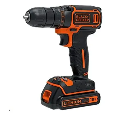 Black & Decker Aku příklepová vrtačka Black&Decker BL188N / bez baterie a nabíječky / 18V / čer