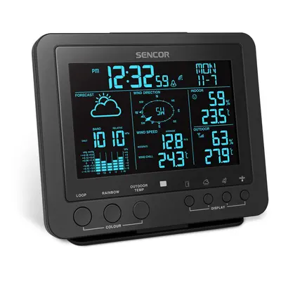 LCD displej k meteorologické stanici Sencor SWS 9700 / 5,8" / černá Varianta: ivi1