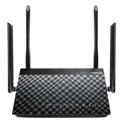 Router Asus DSL-AC55U - AC1200 dvoupásmový ADSL/VDSL Wi-Fi Modem router (90IG02B0-BM3110) / 1x U