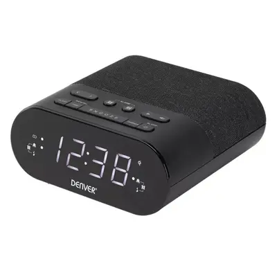 Radiobudík Denver CRQ-107 / Digitální budík / FM / LED displej / stmívač / černá Varianta: ivi1