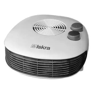 Teplovzdušný ventilátor Iskra FH08 / 2000 W / do 20 m2 / plast / kov / bílá/černá Varianta: ivi1