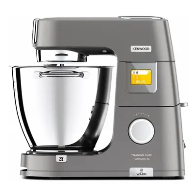 Celokovový kuchyňský robot Kenwood Titanium Chef Patissier XL KWL90.124SI / 1400 W / objem mísy 