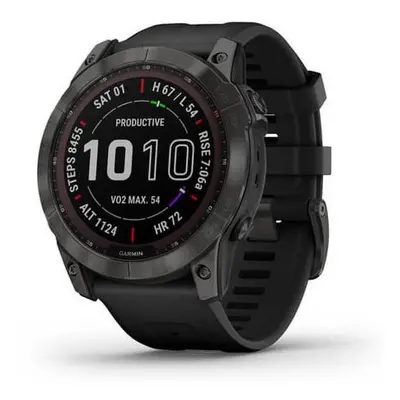 Chytré hodinky Garmin fenix 7X Sapphire Solar (010-02541-11) / 1,4" / NFC / vodotěsnost dle 100m