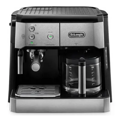 DeLonghi Pákový kávovar s překapávačem De'Longhi BCO421.S / 1750 W / 1,2 l / 15 bar / černá/stří