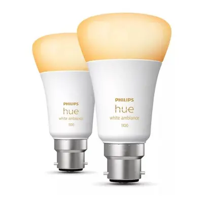 Chytrá LED žárovka Philips Hue White Ambiance A60 / B22 / 1100 / 2 ks / teplá/studená bílá Varia