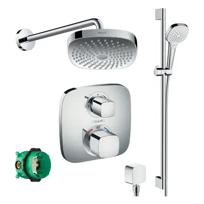 Podomítkový sprchový set Hansgrohe Croma Select E 180 / termostat / 2 proudy / chrom Varianta: i