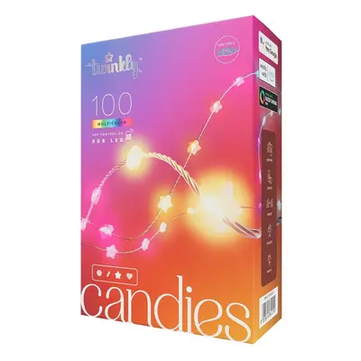 LED světelný řetěz Twinkly Candies / 6 m / RGB / 5 V Varianta: ivi1