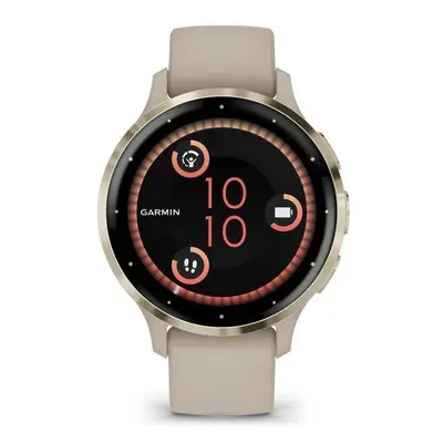 Chytré hodinky Garmin Venu 3S (010-02785-02) / 1,2" (3 cm) AMOLED displej / Bluetooth / šedá/zla