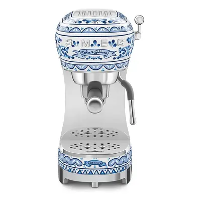 Pákový kávovar Smeg 50s Retro Style Dolce & Gabbana ECF02DGBEU / Blu Mediterraneo / 1350 W / 1,1