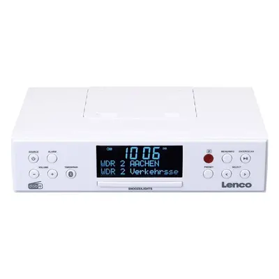 Kuchyňské rádio Lenco KCR-190 / 4 W / DAB+/FM / 30 předvoleb / bílá Varianta: ivi1