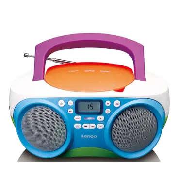 Přenosné rádio Lenco SCD-41 / plast / multicolor Varianta: ivi3