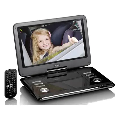 Přenosný DVD přehrávač Lenco DVP-1210 / 12" (30,5 cm) TFT LCD displej / 1366 x 768 px / černá Va