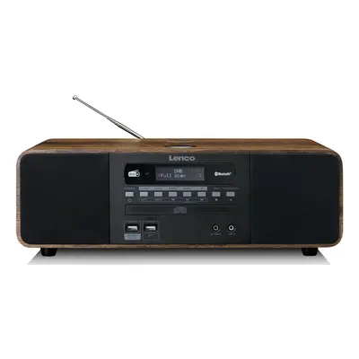 Stolní rádio Lenco DAR-051WD / DAB+ / FM / Bluetooth / 2 x 10 W / dřevo / černá Varianta: ivi5