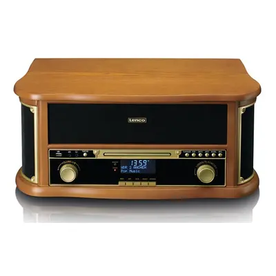 Gramofon Lenco TCD-2571WD / 33/45/78 RPM / Bluetooth / retro / dřevěný Varianta: ivi1