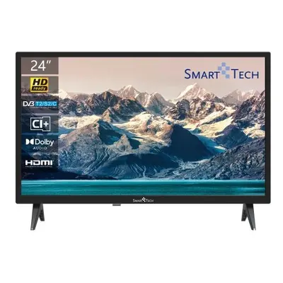 Televize Smart Tech 24HN10T2 / D-LED / 1366 x 768 px / 24" (60 cm) / HD Ready / černá Varianta: 