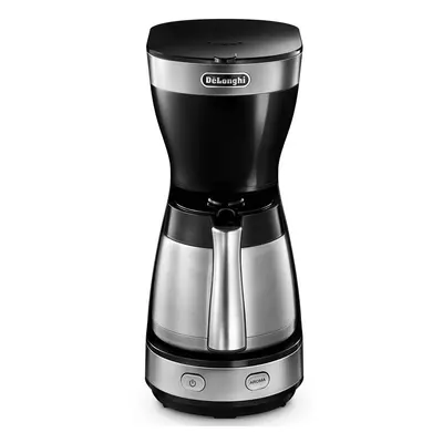 DeLonghi Kávovar na překapávanou kávu De'Longhi Dedica Style ICM 16710 / 1200 W / 1,25 l / černá