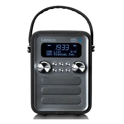 Přenosné rádio Lenco PDR-051BKSI / LCD displej 2" (5,1 cm) / Bluetooth / DAB+/FM / 4 W / černá V