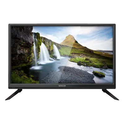 Televize Sencor SLE 2472TCS / LED / 1366 × 768 px / 24" (60 cm) / HD Ready / černá Varianta: ivi