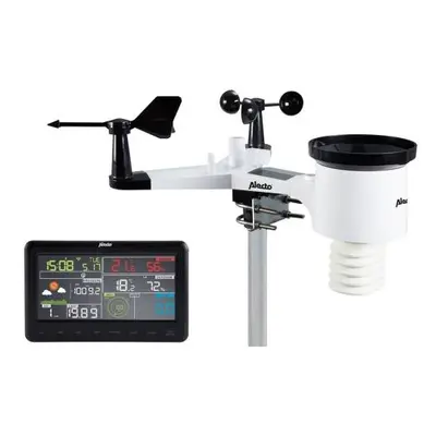 Meteorologická stanice Alecto WS-5500 / 7" (17,8 cm) / LCD displej / barevný displej / 8 senzorů