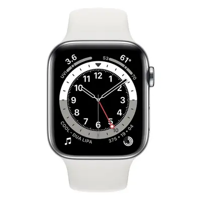 Chytré hodinky Apple Watch Series 6 / 44 mm / 32 GB / GPS + Cellular / White Varianta: ivi1