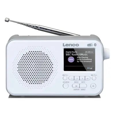 Rádio Lenco PDR-036WH / 2 W / bílá Varianta: ivi1