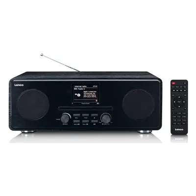 Internetové rádio Lenco DIR-260BK / 20 W / 2,8" (7,1 cm) LCD displej / Bluetooth 5.0 / černá Var