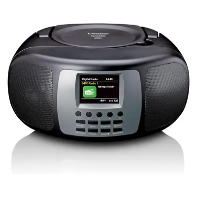 Přenosné rádio Lenco SCD-860BK / 4 W / černá Varianta: ivi1