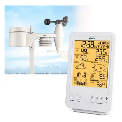 Meteostanice Alecto WS-4800 / LCD / 5,5 " / bílá Varianta: ivi1