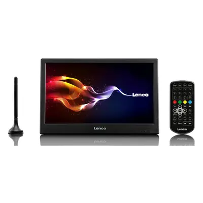 Přenosná televize Lenco TFT-1028BK / 10" (25,4 cm) TFT LCD displej / 16:9 / 1024 x 600 px / čern