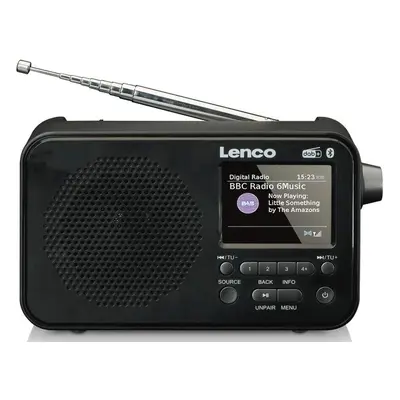 Rádio Lenco PDR-035BK / 2 W / černá Varianta: ivi1