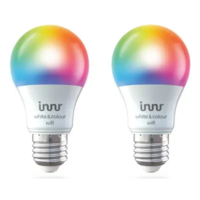 Chytrá žárovka Innr Lighting WRB 785-2 / 2 kusy / RGBW / Wi-Fi / 806 lm / vícebarevná Varianta: 