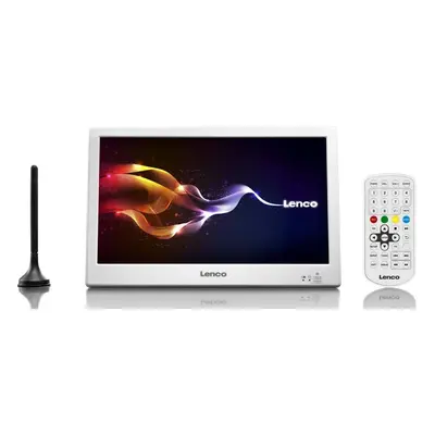 Přenosná televize Lenco TFT-1038 / 10" (26 cm) TFT LCD displej / 1024 x 600 px / bílá Varianta: 