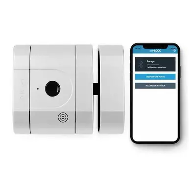 Elektronický zámek AYR Bluetooth int-LOCK / 2 dálkové ovladače + APP pro smartphone / matná bílá