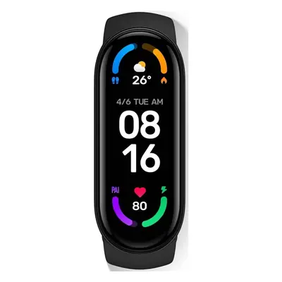 Fitness náramek Xiaomi Mi Band 6 (32093) / 1,56" (4 cm) / 152 × 486 px / 125 mAh / černá Variant