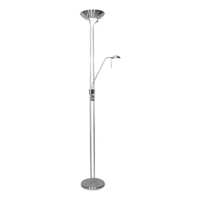 German LED stojací lampa Carolina / 22,5W / výška 180 cm / teplé bílé světlo / stříbrná Varianta