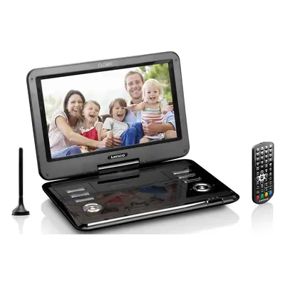 Přenosný DVD přehrávač Lenco DVP-1273 / 12" (30,5 cm) TFT LCD displej / 2 W / 1024 x 600 px / če