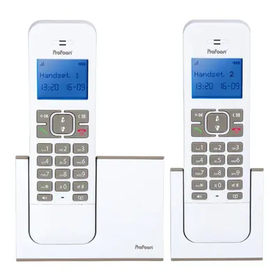 Domácí telefon Profoon PDX-8420TE / LCD displej / doba hovoru 10 h Varianta: ivi3