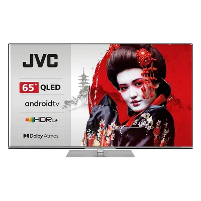 Smart QLED televize JVC LT-65VAQ8235 / 4K UHD / 65" (164 cm) / černá/titanová Varianta: ivi1