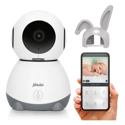 Dětská Wi-Fi chůvička Alecto SMARTBABY10 / 1920 x 1080p / 5 W / 2412 - 2472 MHz / bílá/šedá Vari