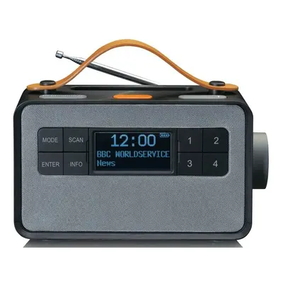 Radiopřijímač Lenco PDR-065BK / 4 W / šedá Varianta: ivi1