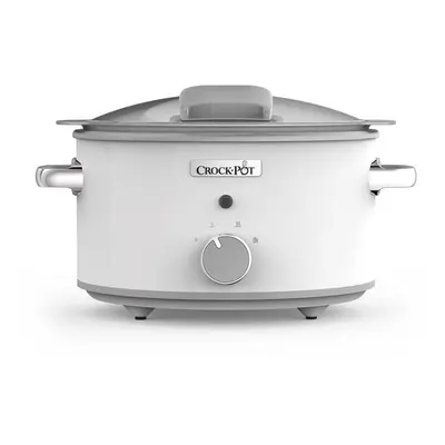 Elektrický pomalý hrnec CrockPot CSC038X / 4,5 l / 160 W / 3 stupně výkonu / šedá/bílá Varianta: