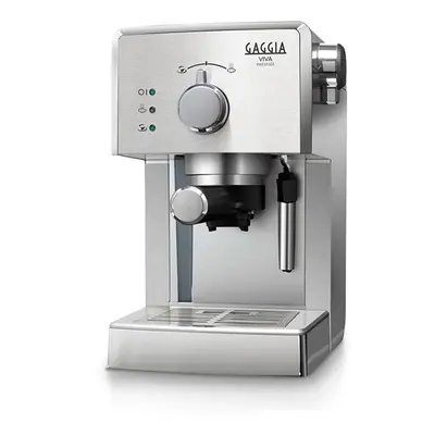 Pákový kávovar Gaggia RI8437/11 Viva Prestige / 1025 W / 15 bar / 1 l / parní tryska / nerez Var