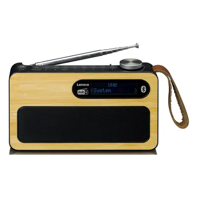 Radiopřijímač Lenco PDR-040BAMBOOBK / DAB+/FM / 3 W / dřevo / černá Varianta: ivi1